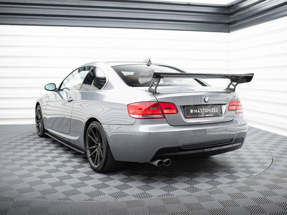 Carbon Spoiler With External Brackets Uprights Bmw 3 / M3 Coupe E92