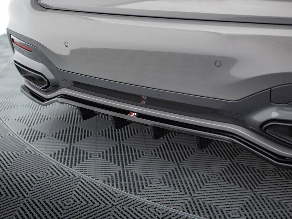 Rear Splitter (Vertical Bars) V.2 Bmw 7 M-Pack G11 / G12 Facelift