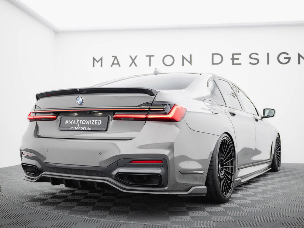 Prepreg Carbon Fiber Tailgate Spoiler Bmw 7 G11 / G11 Facelift