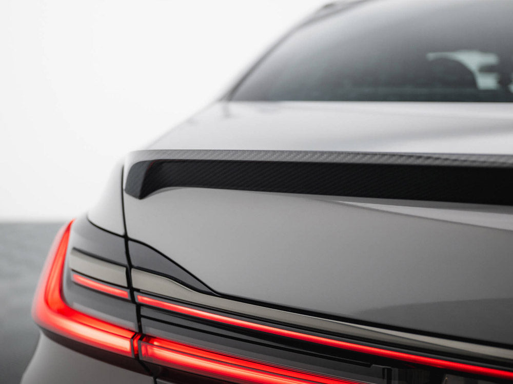 Prepreg Carbon Fiber Tailgate Spoiler Bmw 7 G11 / G11 Facelift