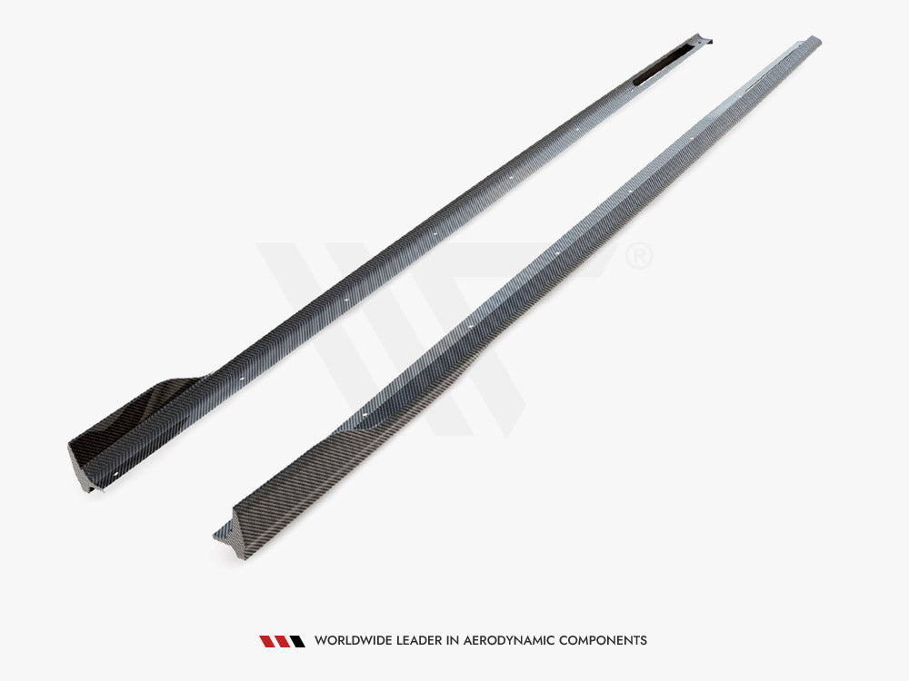 Carbon Fiber Side Skirts Bmw 7 M-Pack G11 Facelift