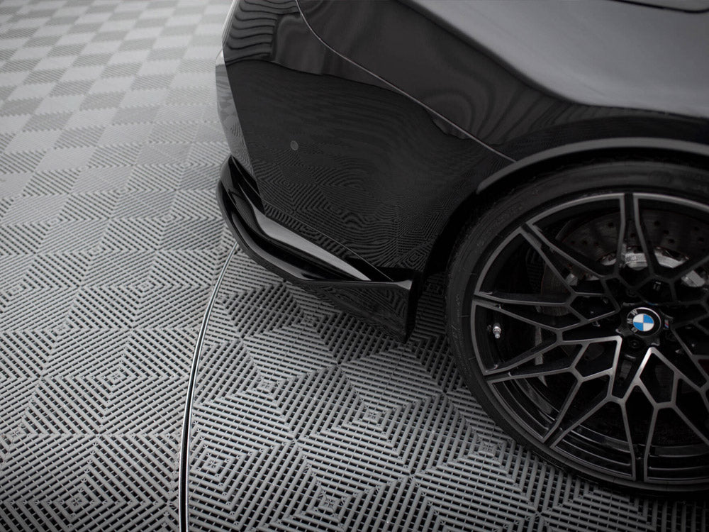 Rear Side Splitters V.6 Csl Look (For Rear Valance V.1) Bmw M3 G80