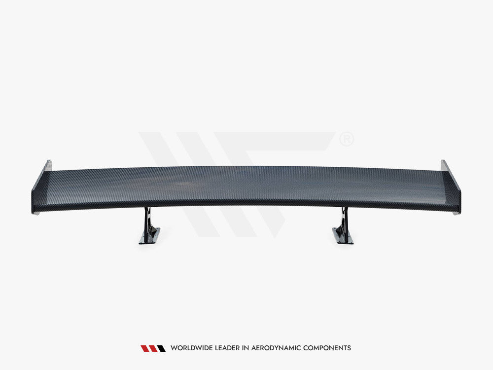 Carbon Spoiler With Internal Brackets Uprights + Led Volkswagen Jetta Gli Mk7