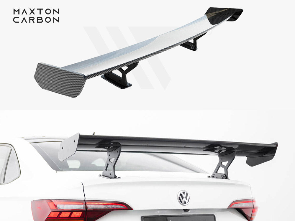 Carbon Spoiler With Internal Brackets Uprights Volkswagen Jetta Gli Mk7