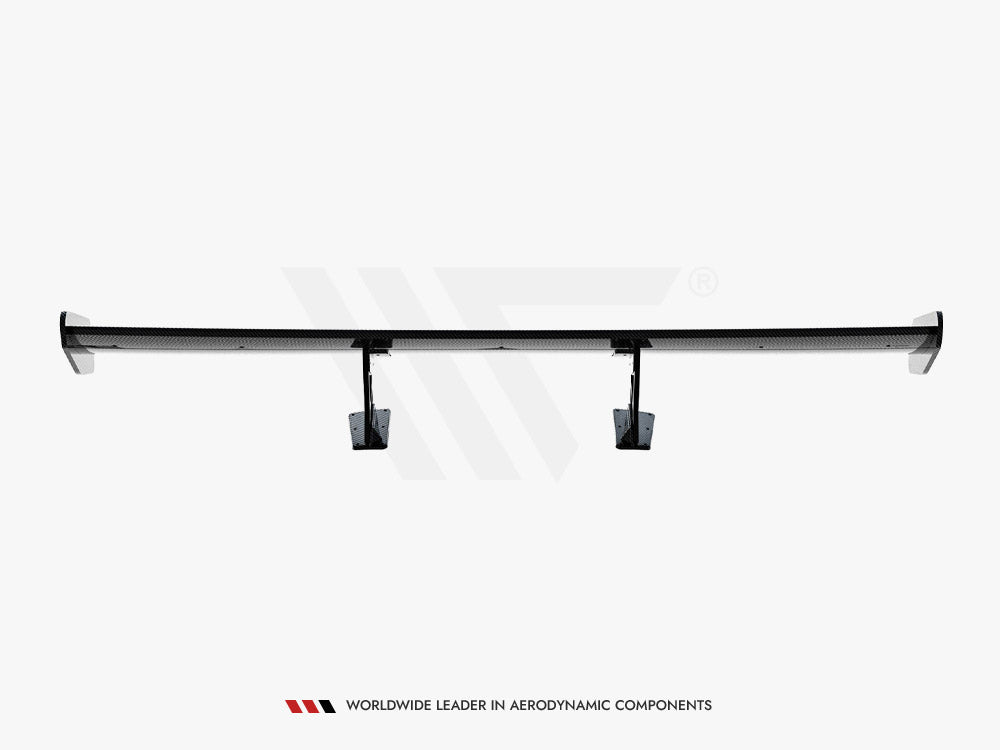 Carbon Spoiler With Internal Brackets Uprights V.1 Porsche 718 Cayman Gts 982C