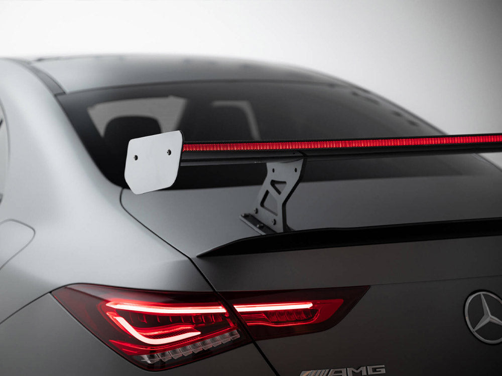 Carbon Spoiler With Internal Brackets Uprights + LED Mercedes-Benz CLA Coupe C118 / C118 Facelift