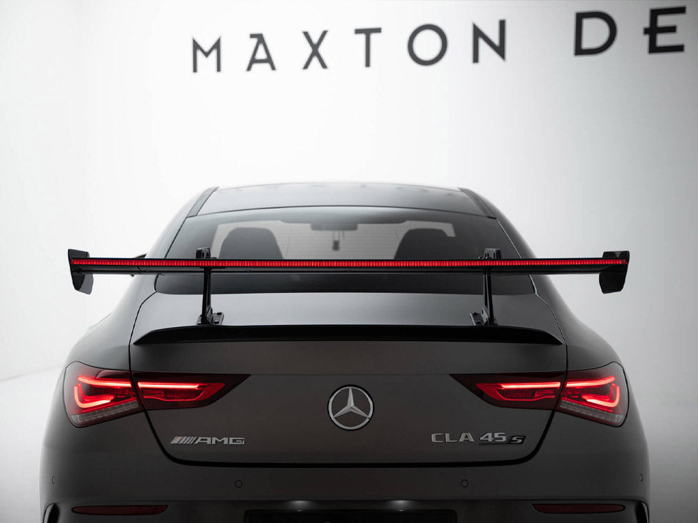 Carbon Spoiler With Upper Swan Mounting + LED Mercedes-Benz CLA Coupe C118 / C118 Facelift