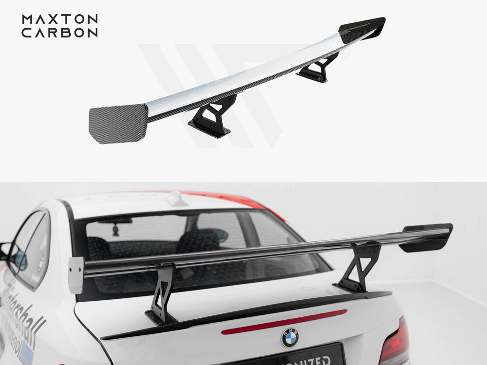 Carbon Spoiler With Internal Brackets Uprights V.1 Bmw 1 M E82