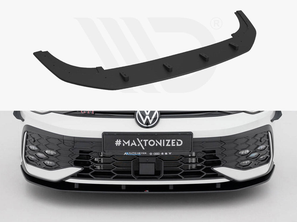 Street Pro Front Splitter Volkswagen Golf Gti / Gte / R-Line Mk8 Facelift