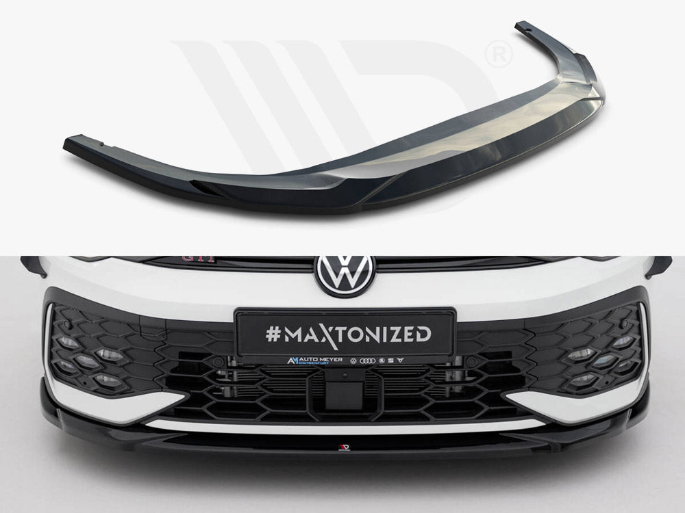 Front Splitter V.4 Volkswagen Golf Gti / Gte / R-Line Mk8 Facelift