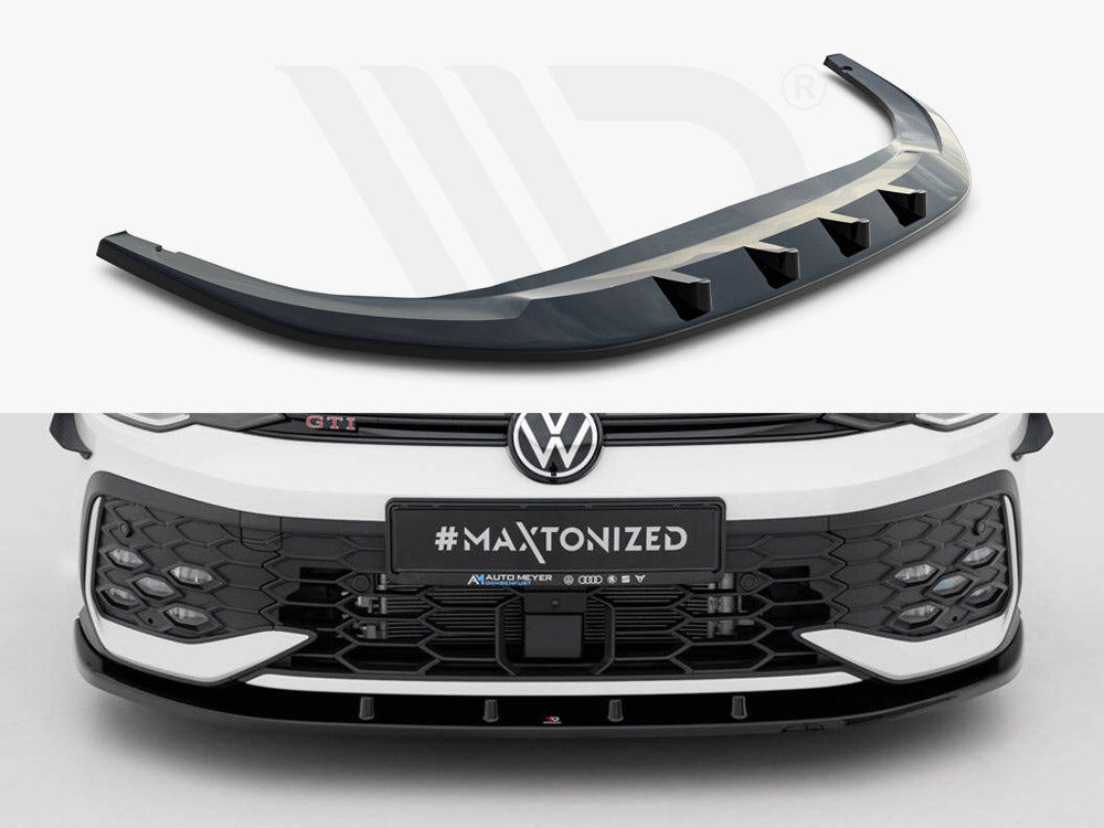 Front Splitter V.1 Volkswagen Golf Gti / Gte / R-Line Mk8 Facelift