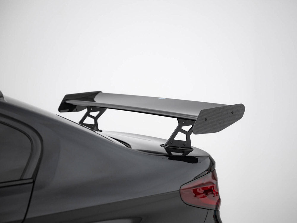 Carbon Spoiler With Internal Brackets Uprights + Led Bmw 5 / M5 Sedan G30 / F90
