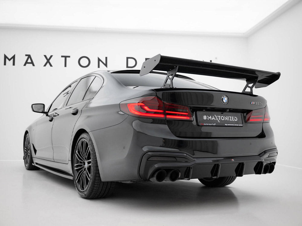 Carbon Spoiler With Internal Brackets Uprights Bmw 5 / M5 Sedan G30 / F90