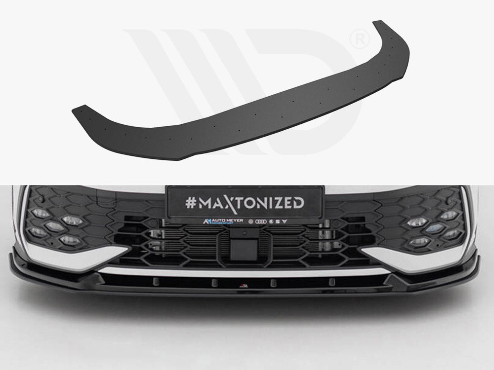 Street Pro Front Splitter V.2 Volkswagen Golf Gti / Gte / R-Line Mk8 Facelift