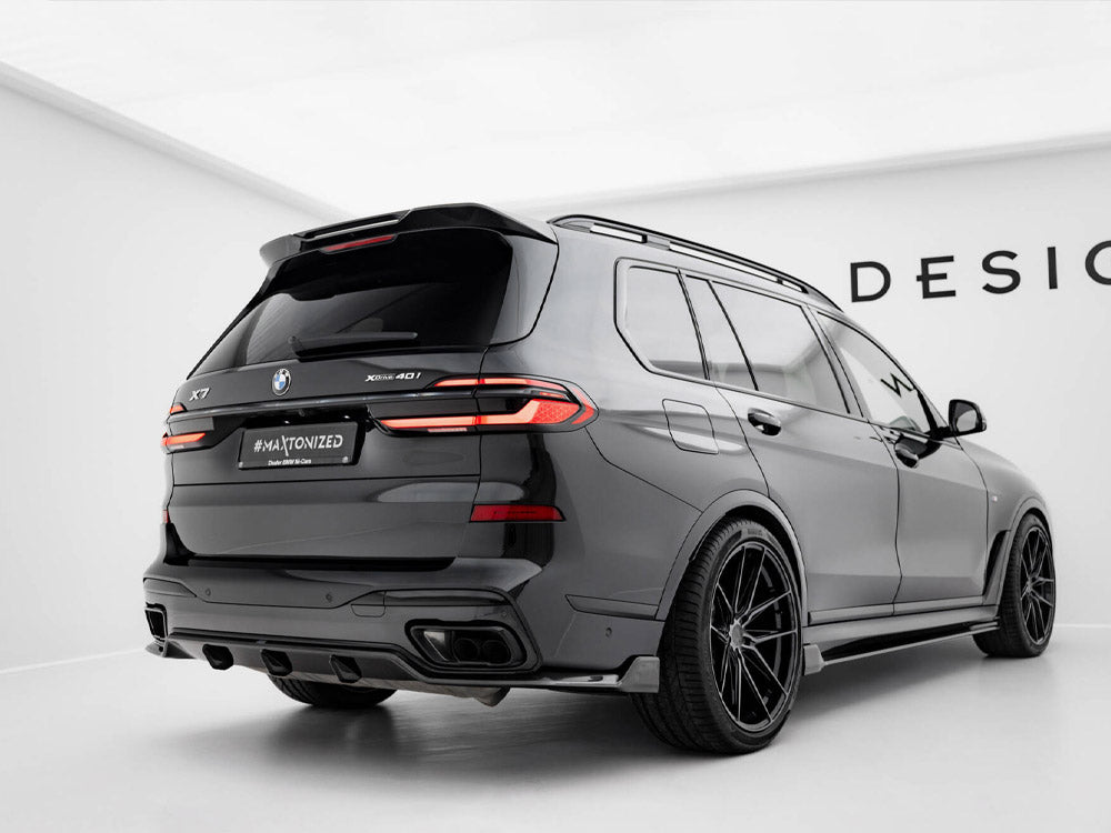 Carbon Fiber Tailgate Spoiler Bmw X7 M-Pack G07 Facelift