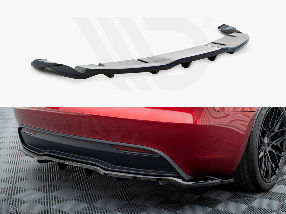 Rear Splitter (Vertical Bars) V.1 Tesla Model 3 FL Project Highland