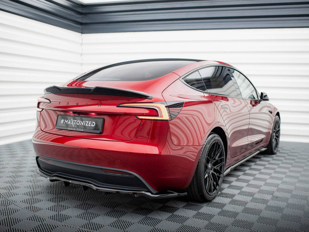 Rear Splitter (Vertical Bars) V.1 Tesla Model 3 FL Project Highland