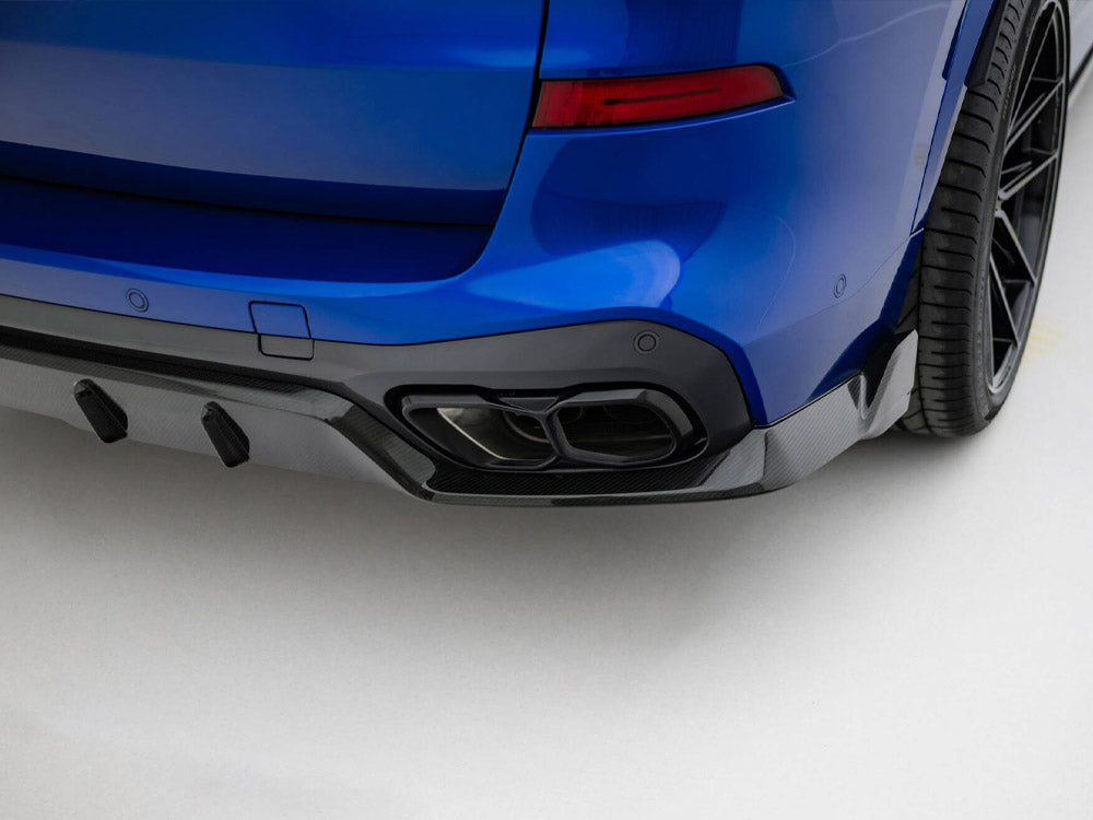 Prepreg Carbon Fiber Rear Diffuser Bmw X5 M-Pack G05 Facelift