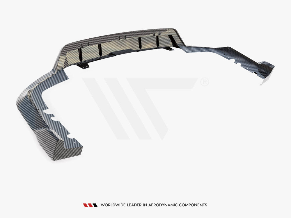 Prepreg Carbon Fiber Rear Diffuser Bmw X5 M-Pack G05 Facelift