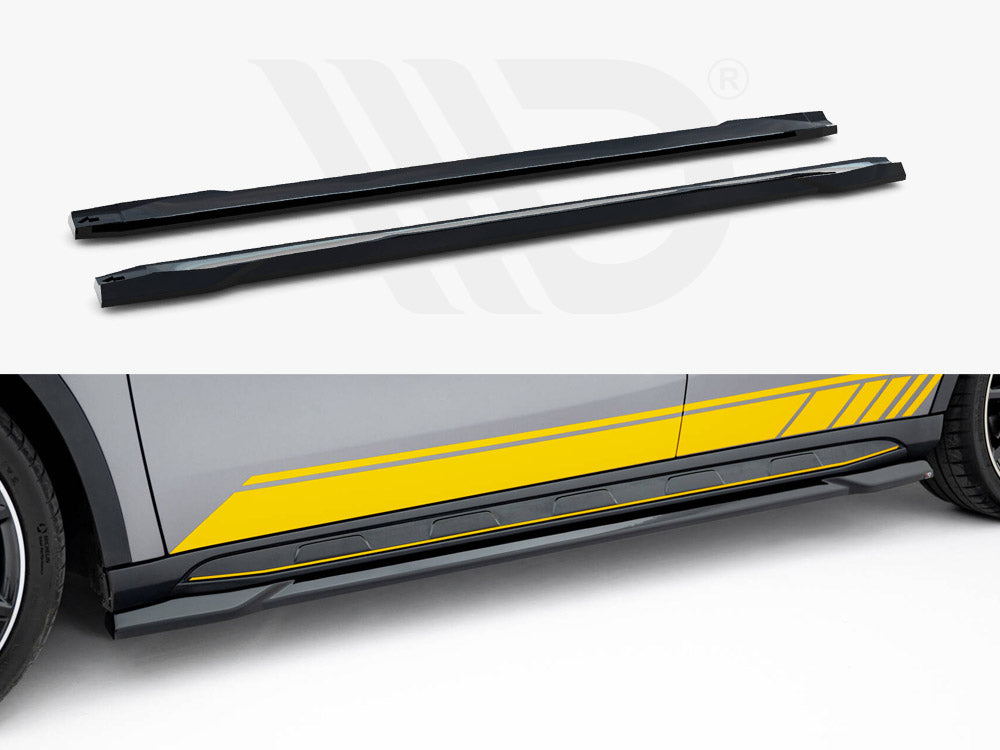 Side Skirts Diffusers V.2 Mercedes-Benz GLA 45 AMG X156