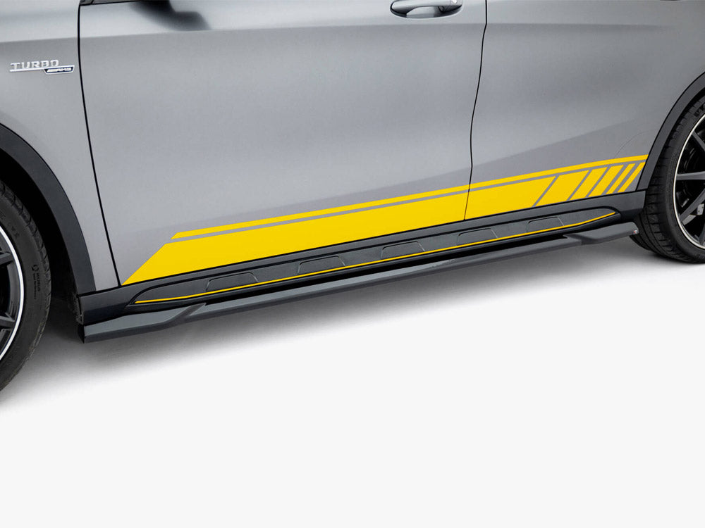 Side Skirts Diffusers V.2 Mercedes-Benz GLA 45 AMG X156