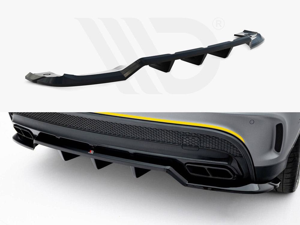 Rear Splitter (Vertical Bars) V.2 Mercedes-Benz GLA 45 AMG X156
