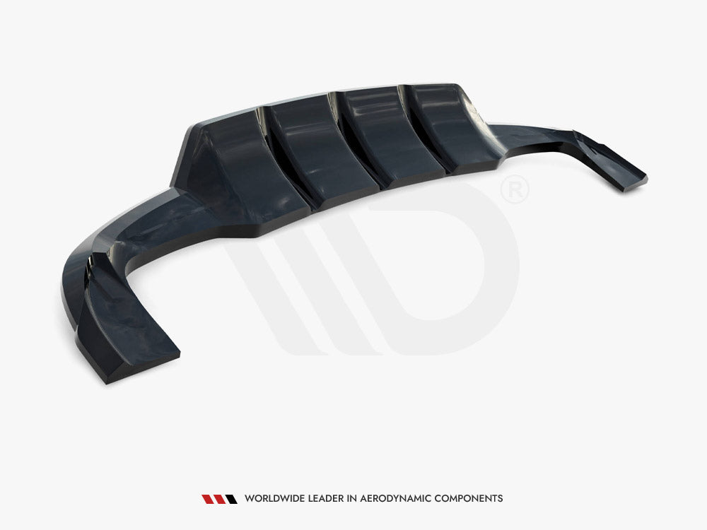 Rear Splitter (Vertical Bars) V.2 Mercedes-Benz GLA 45 AMG X156