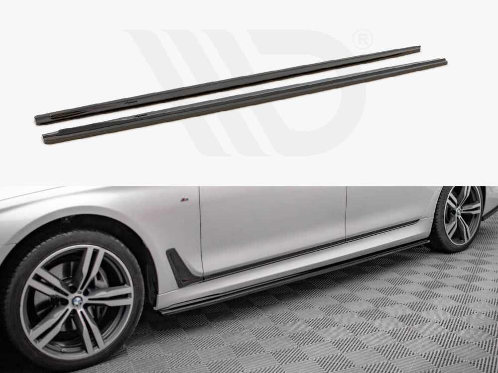 Side Skirts Diffusers V.1 Bmw 7 Long M-Pack G12