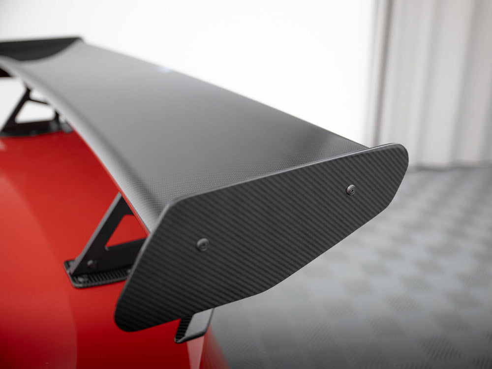 Carbon Spoiler With Internal Brackets Uprights + Led Bmw M2 G87