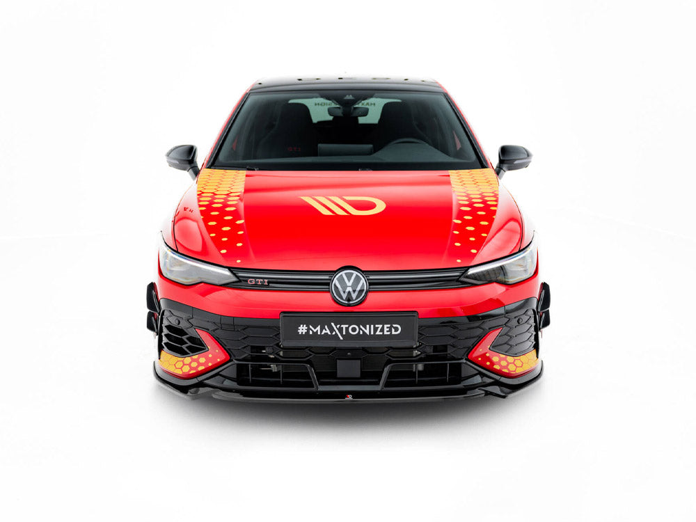Front Splitter V.4 Volkswagen Golf Gti Clubsport Mk8 Facelift
