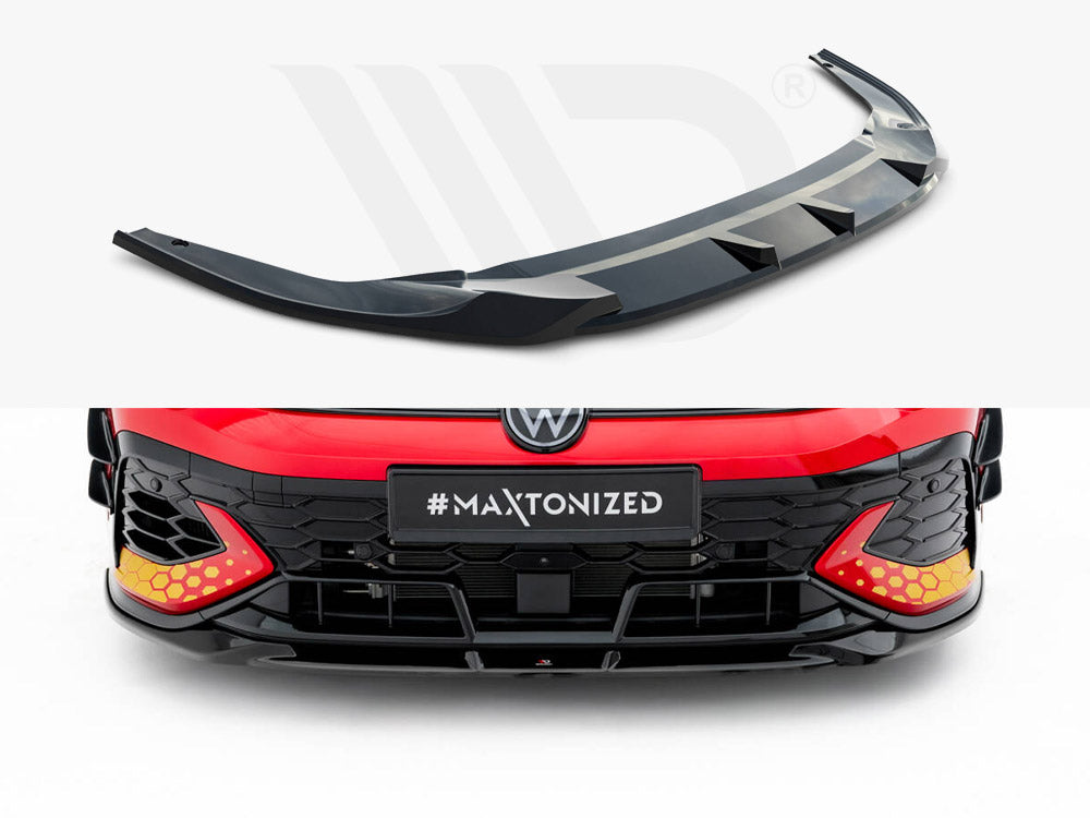 Front Splitter V.1 Volkswagen Golf Gti Clubsport Mk8 Facelift