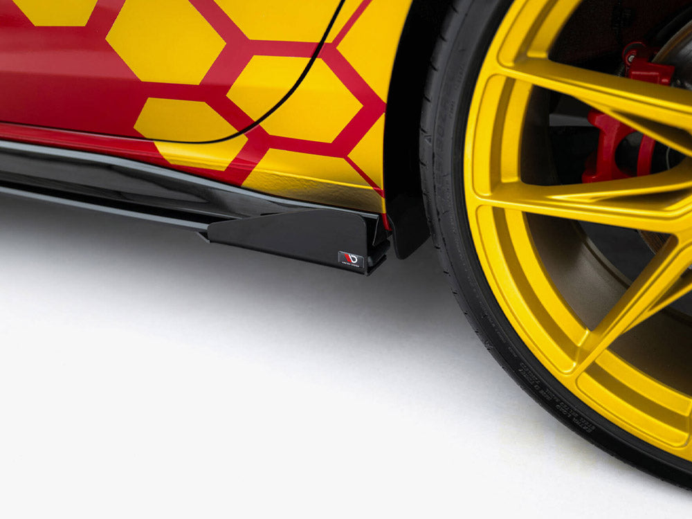 Street Pro Side Skirts Diffusers + Flaps Volkswagen Golf Gti Clubsport Mk8 Facelift