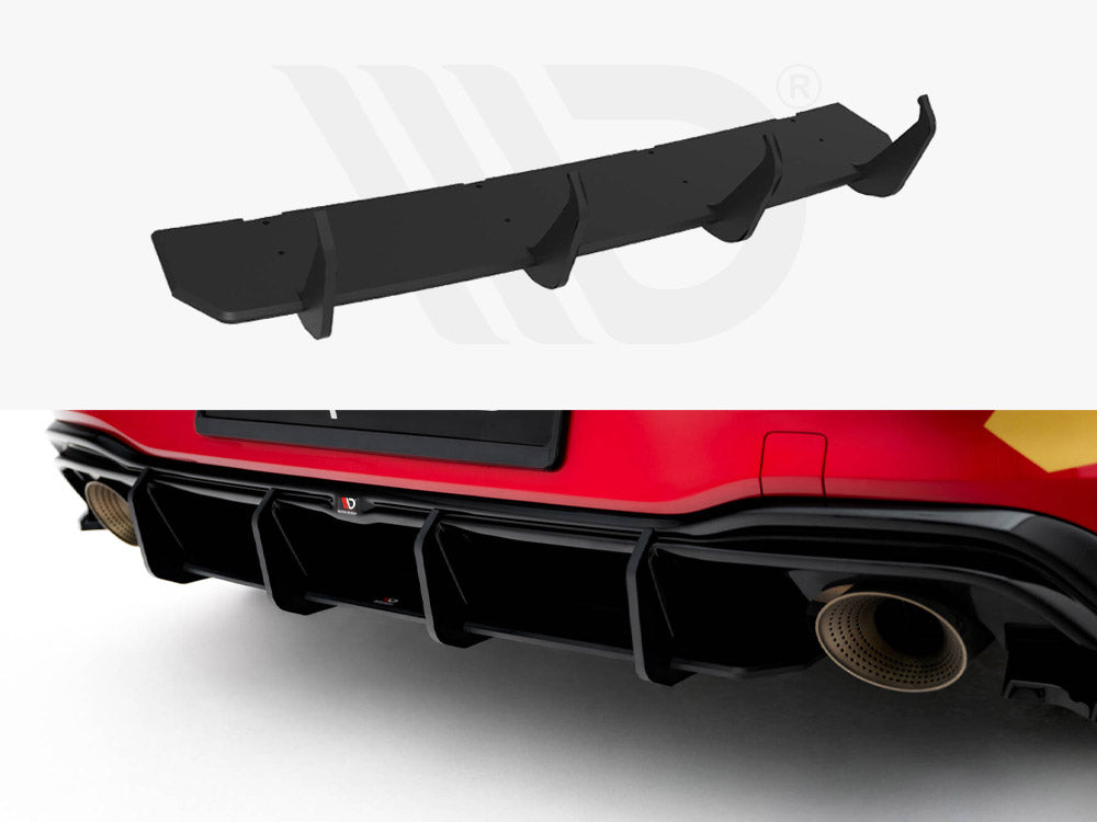 Street Pro Rear Diffuser V.1 Volkswagen Golf Gti Clubsport Mk8 Facelift