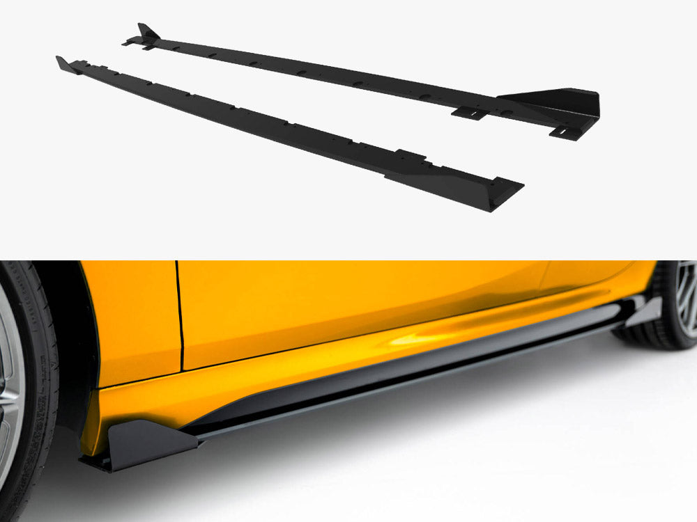Street Pro Side Skirts Diffusers + Flaps Bmw 1 M-Pack F70