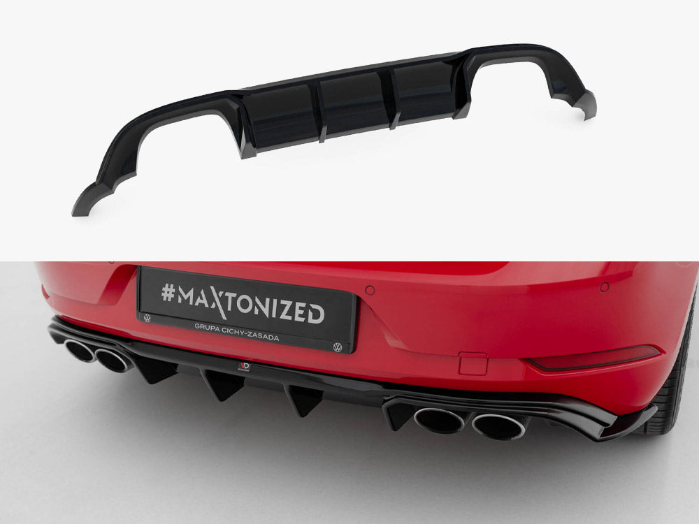 Rear Valance V.3 Volkswagen Golf R Mk7 Facelift