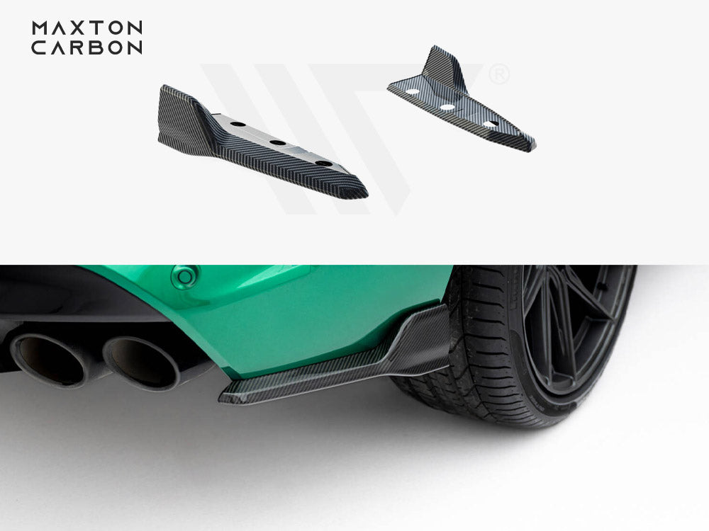 Prepreg Carbon Fiber Rear Side Splitters Bmw X5 M F95 Facelift