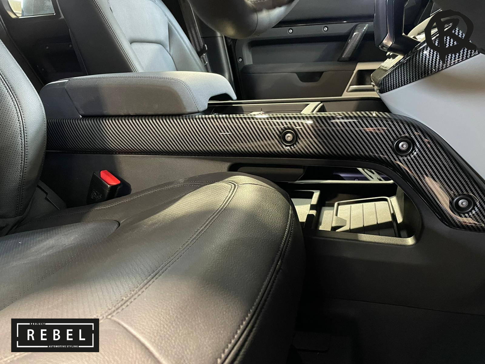 Defender L663 Carbon Fibre Interior Kit - 9 Piece - 90/110/130