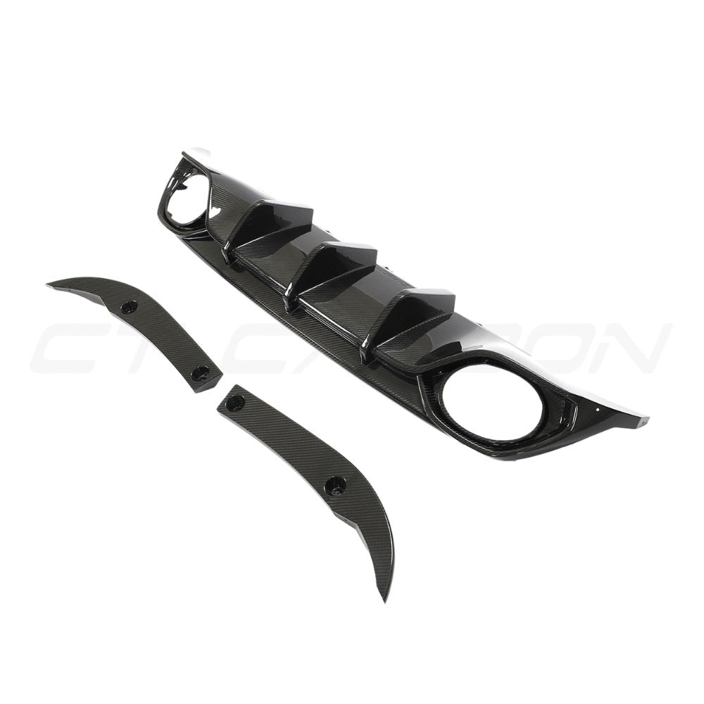 AUDI RS3 8Y 2022-2024 SALOON CARBON FIBRE DIFFUSER - CT DESIGN