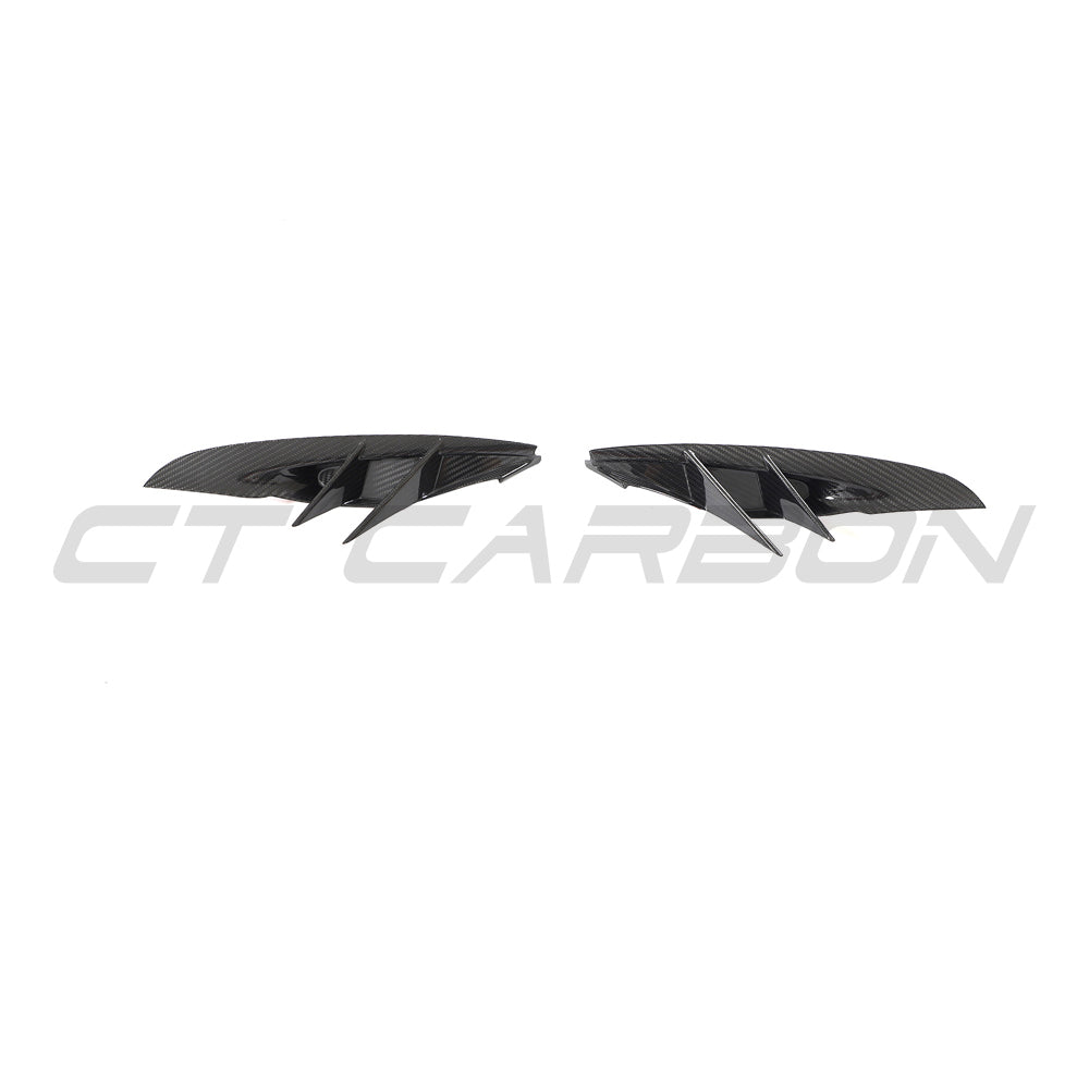 TOYOTA SUPRA 2020+ A90 CARBON FIBRE FRONT BUMPER VENT TRIM