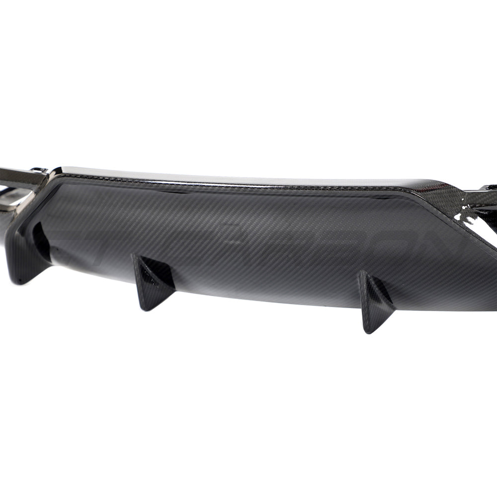 TESLA MODEL 3 2023+ CARBON FIBRE DIFFUSER - V1