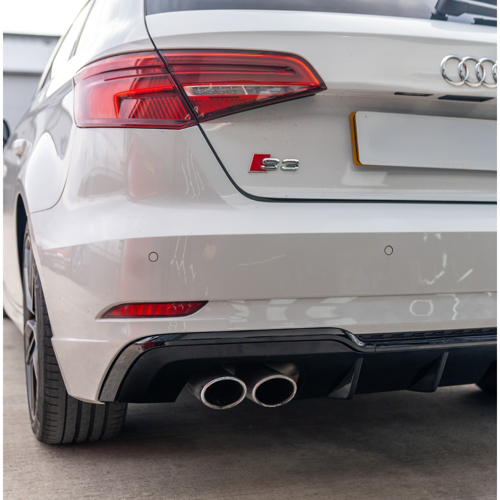 AUDI A3/S3 8V FACELIFT SPORTBACK 5 DOOR GLOSS BLACK DIFFUSER