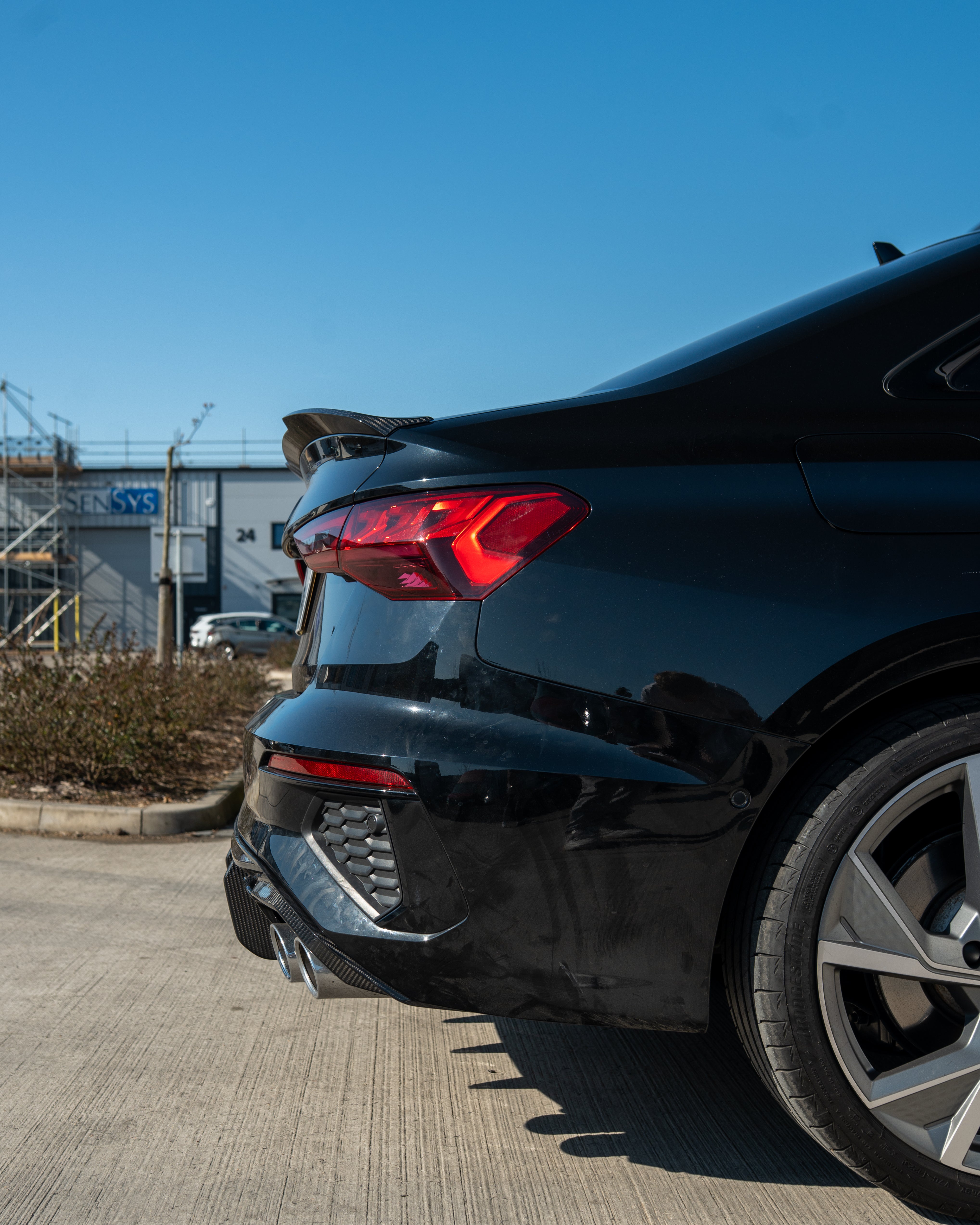 AUDI A3/S3 8Y 2020+ CARBON FIBRE DIFFUSER - CT DESIGN