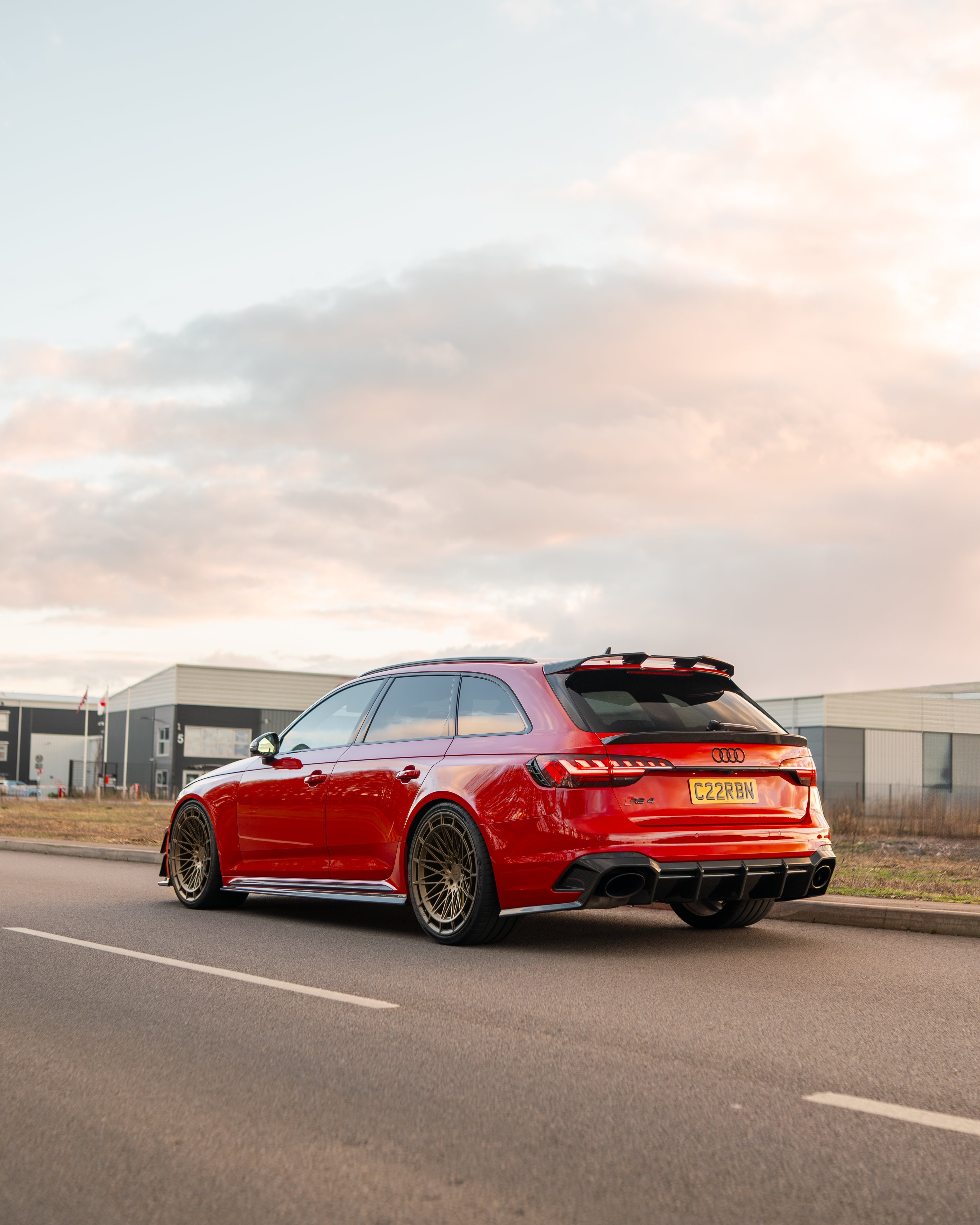 AUDI RS4 B9 & B9.5 2016-2024 CARBON FIBRE DIFFUSER - CT DESIGN