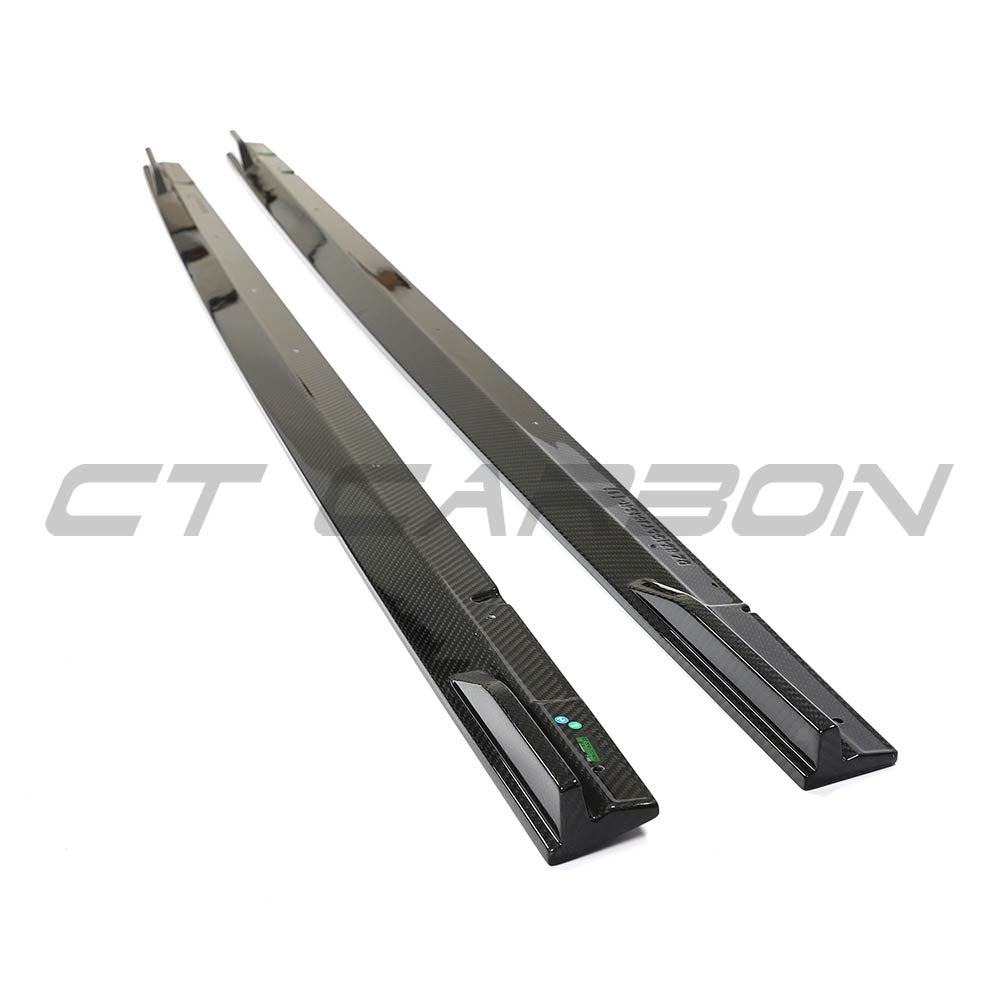 AUDI RS3 8Y 2022+ CARBON FIBRE SIDE SKIRTS - CT DESIGN