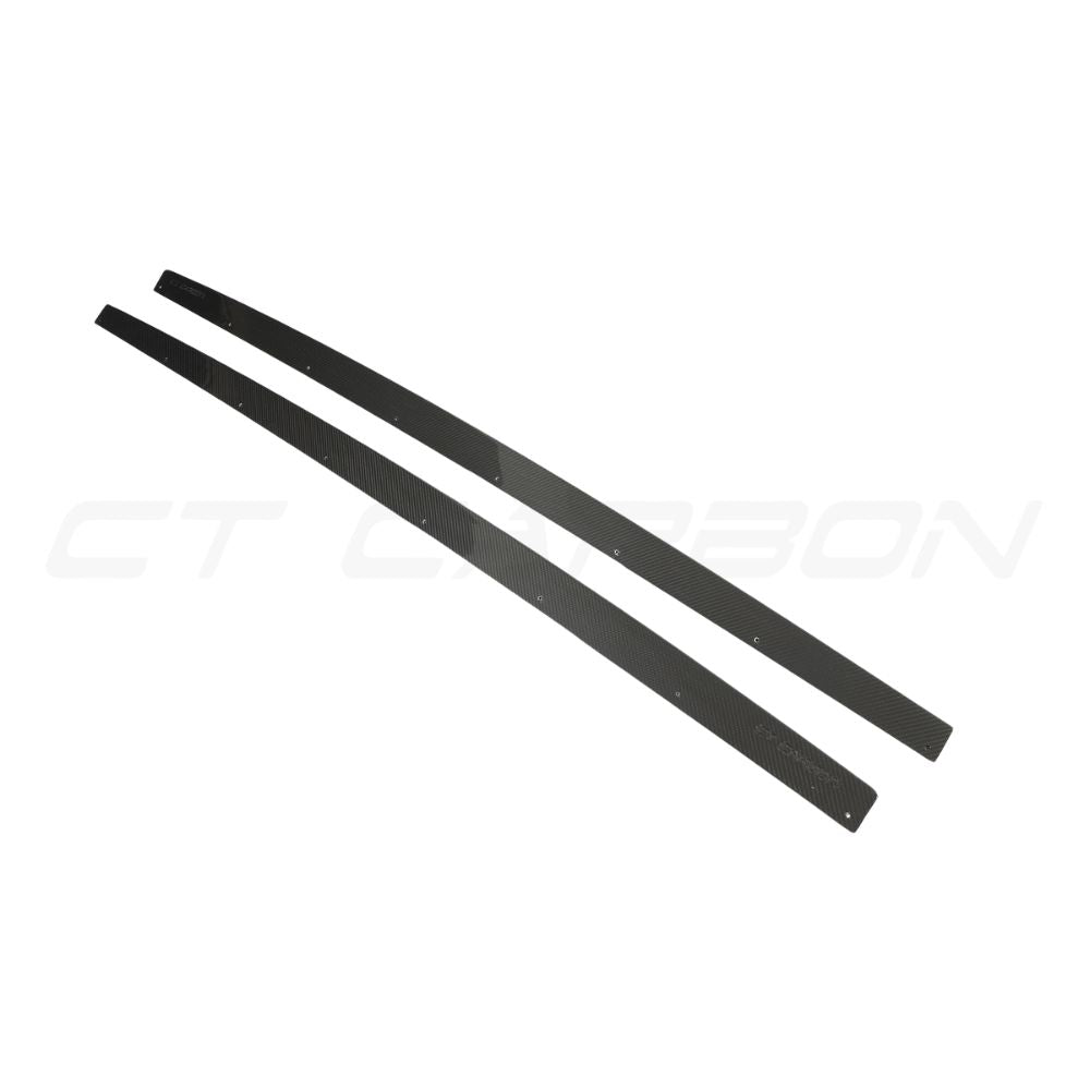 AUDI RS4 B9.5 CARBON FIBRE SIDE SKIRTS - CT DESIGN