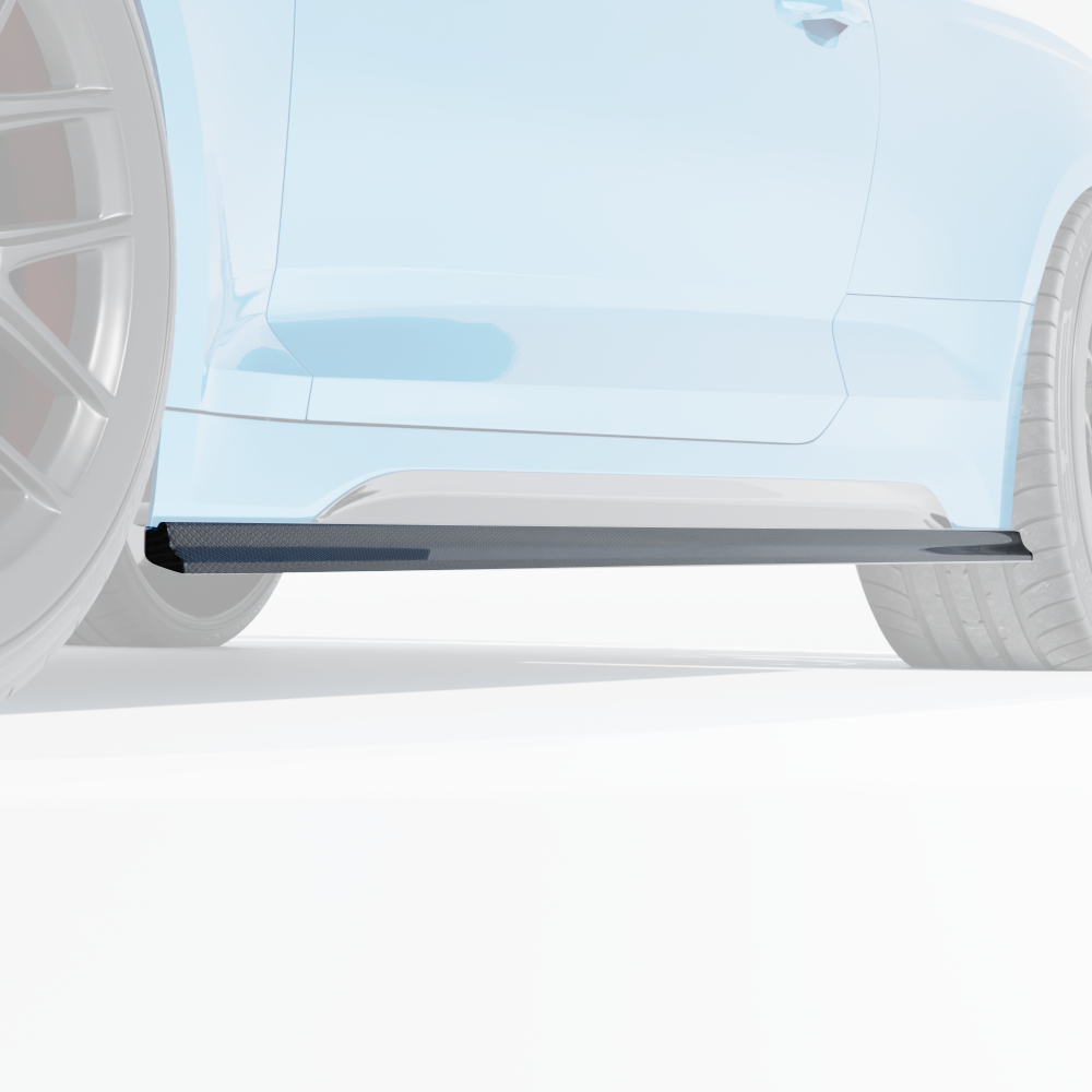 AUDI RS5 B9.5 COUPE 2020-2024 CARBON FIBRE SIDE SKIRTS - CT DESIGN