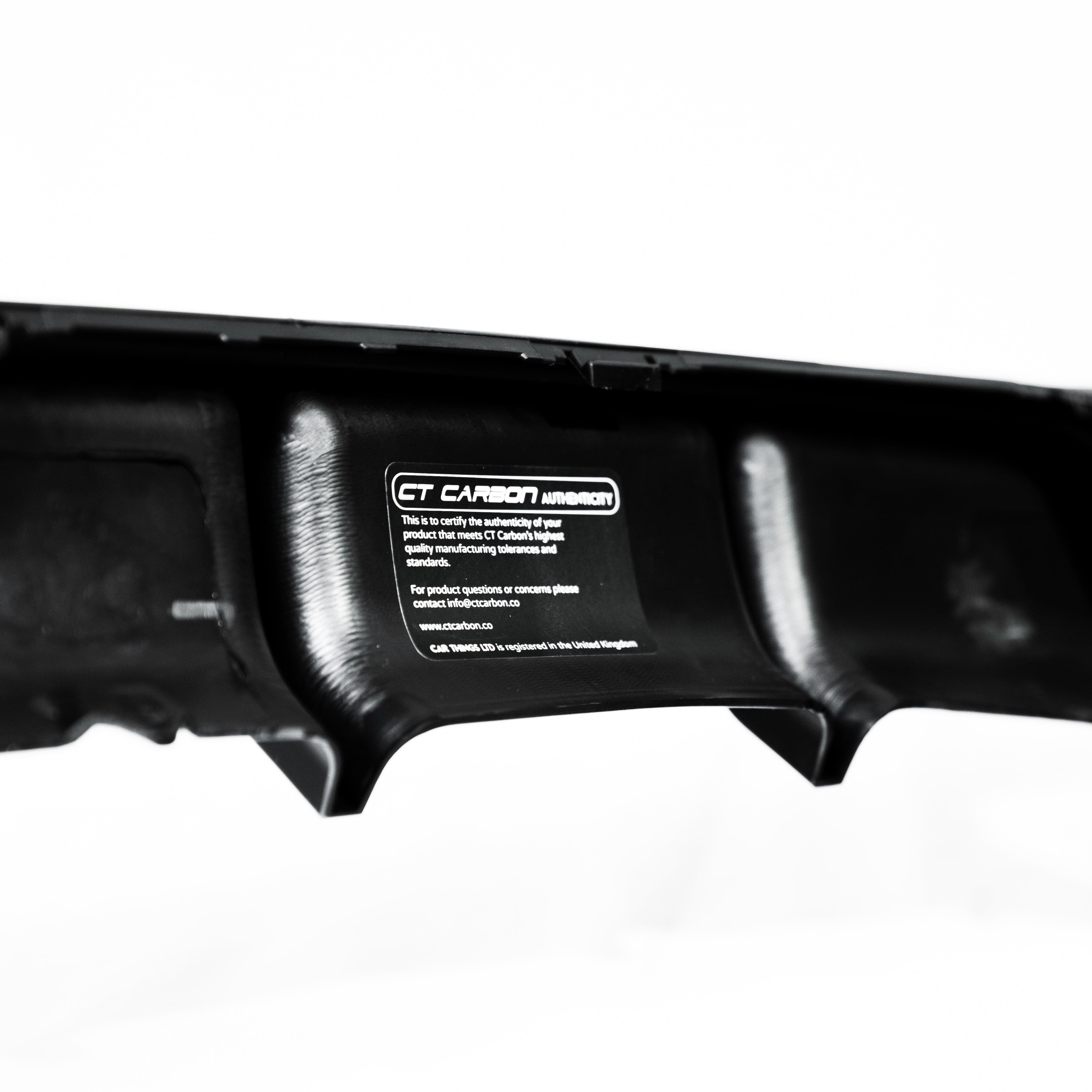 BLAK BY CT Full Kit BMW 3 SERIES F30 MATTE BLACK FULL KIT (TWIN EXHAUST) - MP STYLE - BLAK BY CT CARBON