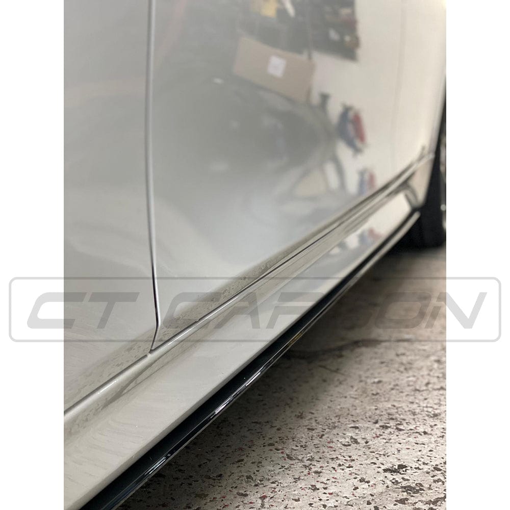 BLAK BY CT Side Skirts BMW 3 SERIES F30 GLOSS BLACK SIDE SKIRTS - MP STYLE - BLAK BY CT CARBON
