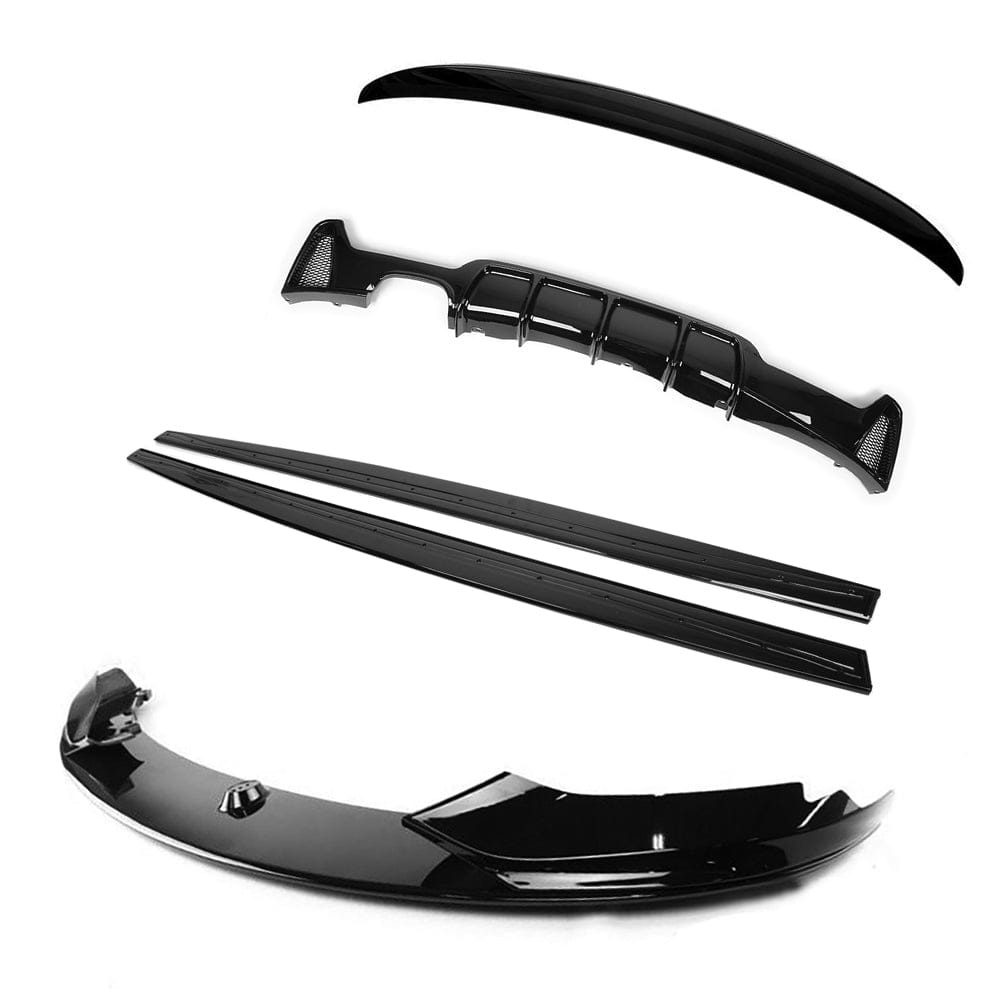 BLAK BY CT Full Kit BMW 4 SERIES F33 GLOSS BLACK FULL KIT (TWIN EXHAUST) - MP STYLE - BLAK BY CT CARBON