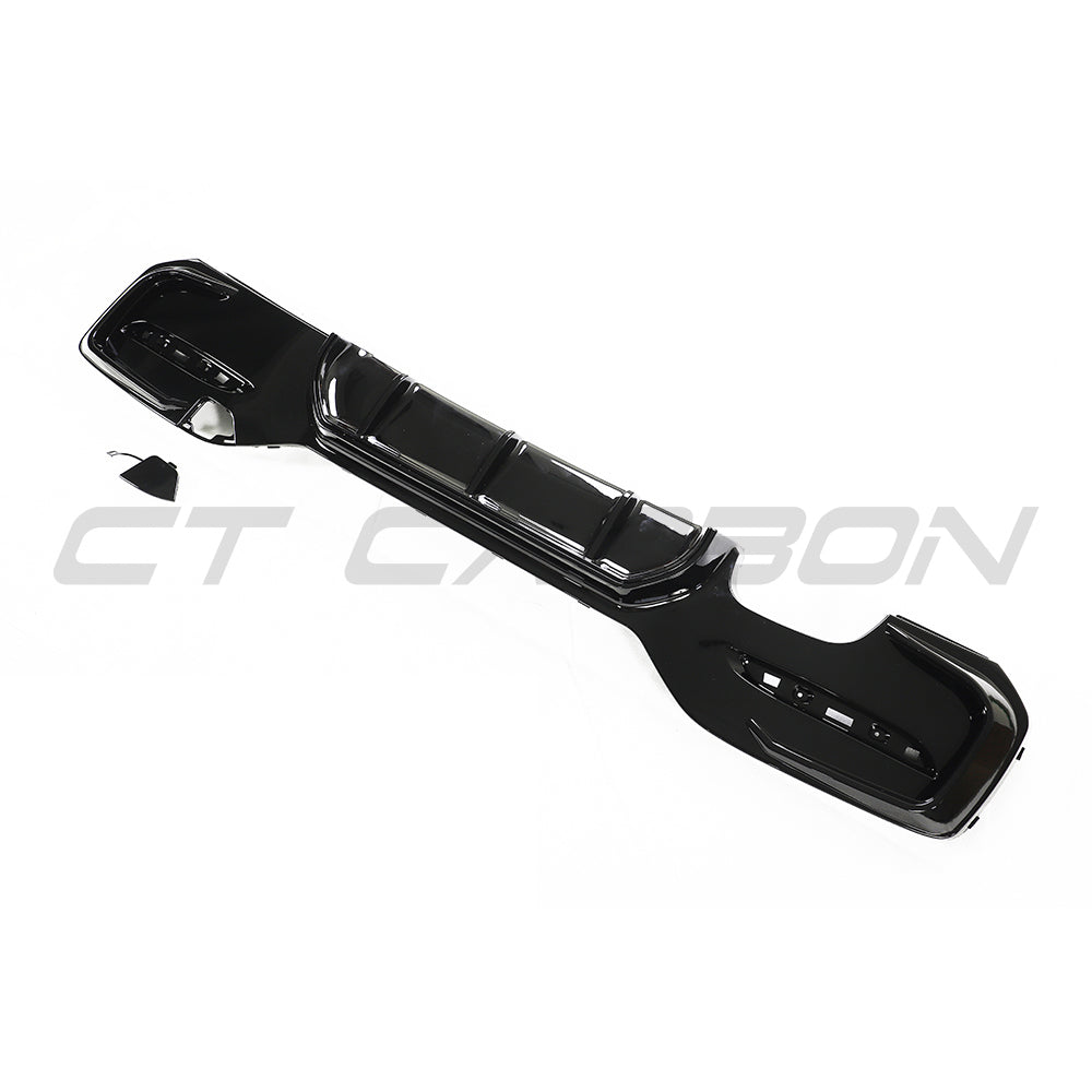 BMW F20/F21 1 SERIES GLOSS BLACK LCI DIFFUSER - TWIN LEFT